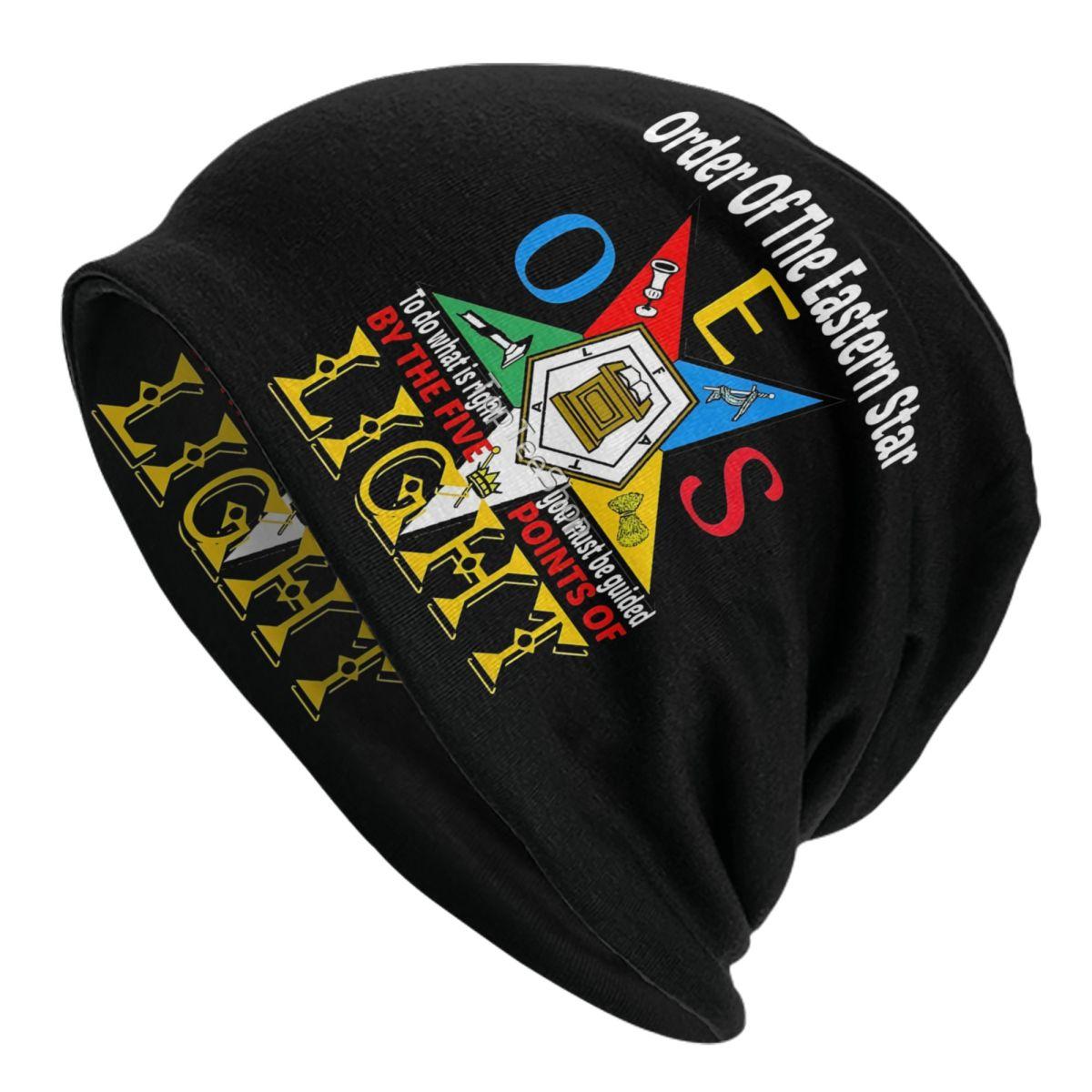 

Custom Oes Order Of The Eastern Stars Bonnet Hat Knitted Hat Unisex Women Hip Hop Unisex Adult Warm Winter Skullies Beanies Caps Beanies Hat