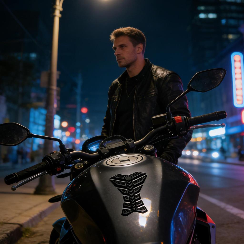 Motorcycle Fuel Tank Fishbone Sticker 3D Rubber Fish Bone Design Adhesive Motorcycle Decals Anti Slip Modification Decor Decal