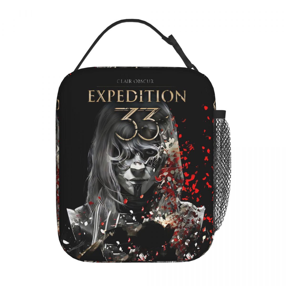 Clair Obscur Expedition 33 Изолированная сумка-ланчбокс Термоконтейнер для еды Большая сумка-тоут Ланч-бокс Сумки для еды Офис Улица One Size