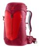 Sac à dos de randonnée - deuter - ac lite backpack 30 - rouge - 30l - ergonomique et léger