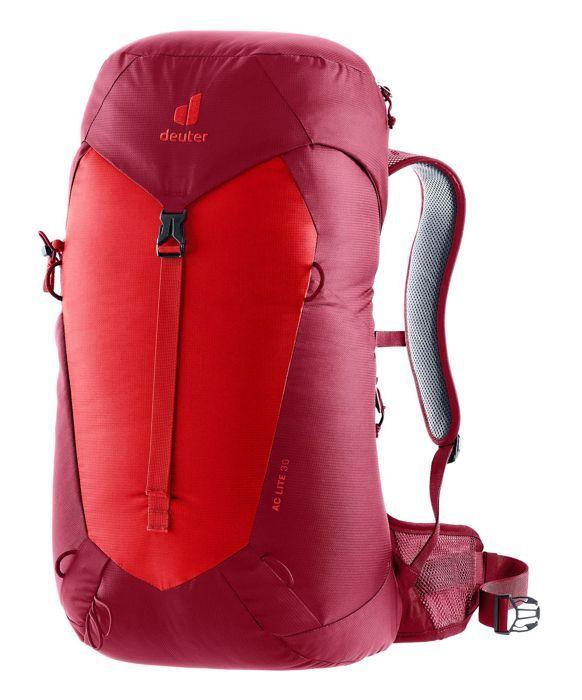 Sac à dos de randonnée - deuter - ac lite backpack 30 - rouge - 30l - ergonomique et léger