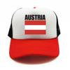 Cappellino da Baseball Bandiera Austriaca Fresco Estivo Unisex Rete Traspirante Cappello per Fan del Paese Cappellino Trucker Unisex Cappellini in Rete Traspirante per Esterno