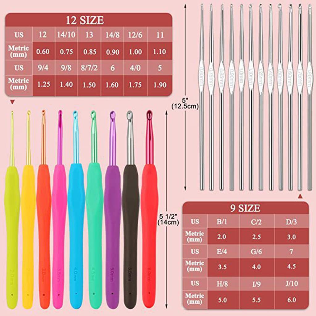 Crochet Kits for Beginners Crochet Wool and Knitting Accessories Crochet Hook Set Crochet Starter Kits Crochet Hook Sets