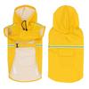 Durable Adjustable Pet Rain Jacket with Reflective Strip Breathable Dog Rain Poncho High-Visibility Waterproof Pet Coat Summer 5
