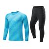Spot Wholesale Football Goalkeeper Jersey Boys Custom Goalkeeper Jersey Long Sleeve Sponge Pad Game Training Jersey