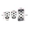 Pedal Cover Stainless Steel Auto Pedal Cover for Subaru Forester Impreza XV 2006 2007