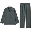 PurCotton New Men's Homewear 100% Cotton Breathable Wrinkle Airy Pajama Set Soft and Fluffy