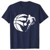 Letnia męska odzież Hip Hop Basketballer T-shirt męski Casual krótki rękaw Streetwear zabawny nadruk graficzny top fajny T-shirt