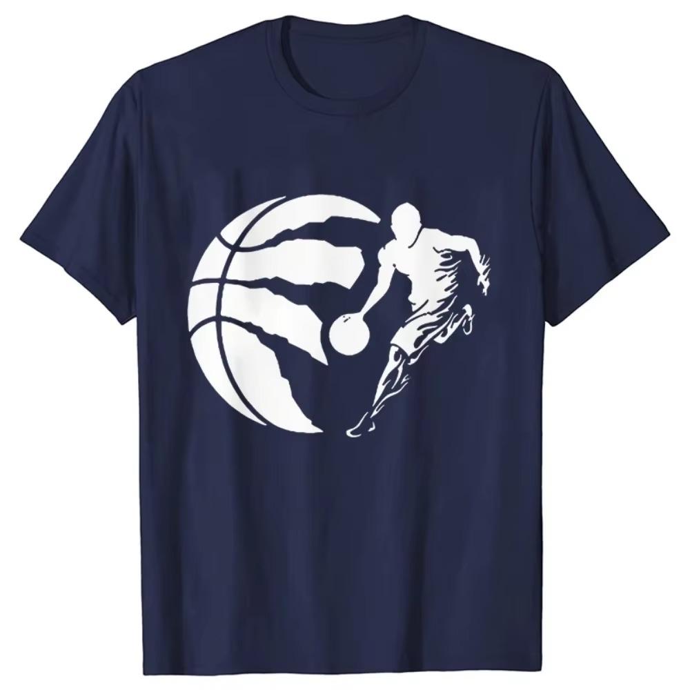 Letnia męska odzież Hip Hop Basketballer T-shirt męski Casual krótki rękaw Streetwear zabawny nadruk graficzny top fajny T-shirt