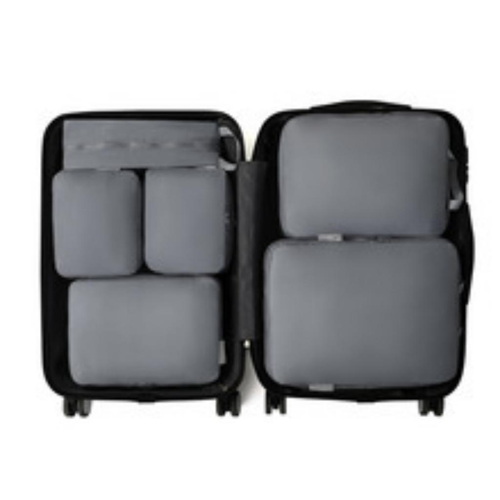 6-piece/1set Compressed Packaging Cube - Durable, Easy To Clean, Lightweight Travel Storage Bag for Luggage and Clothing , Travel Storage Bag