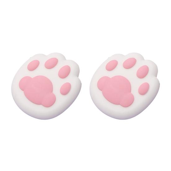 2 Pcs Cat Paw Doorknob Crash Pad Mute Cabinet Door Handle Lock Silencer Anti-Collision Pad Wall Protector Windproof Doorknob Pad Household Supplies