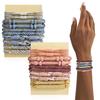 20PCS/SET Elastic Hair Ties Bracelet Ponytail Holder Bracelet Scrunchie Boho Bracelet Hair Ties Boho Hair Ties Elastic
