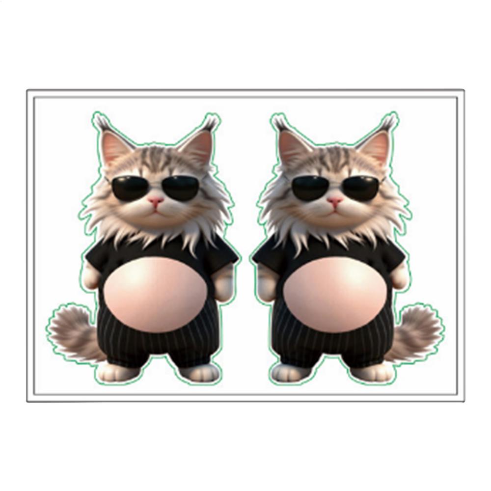 

3D Наклейка на живот милого котенка Сжимаемая наклейка-украшение для телефона котенка Детская вечеринка по случаю дня рождения Подарок на вечеринку Праздничные принадлежности