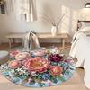 Flower Round Carpet Perfect for Outdoor Study room Entryway Hallway Antislip Round Carpet Office home decor Spiritual Gift