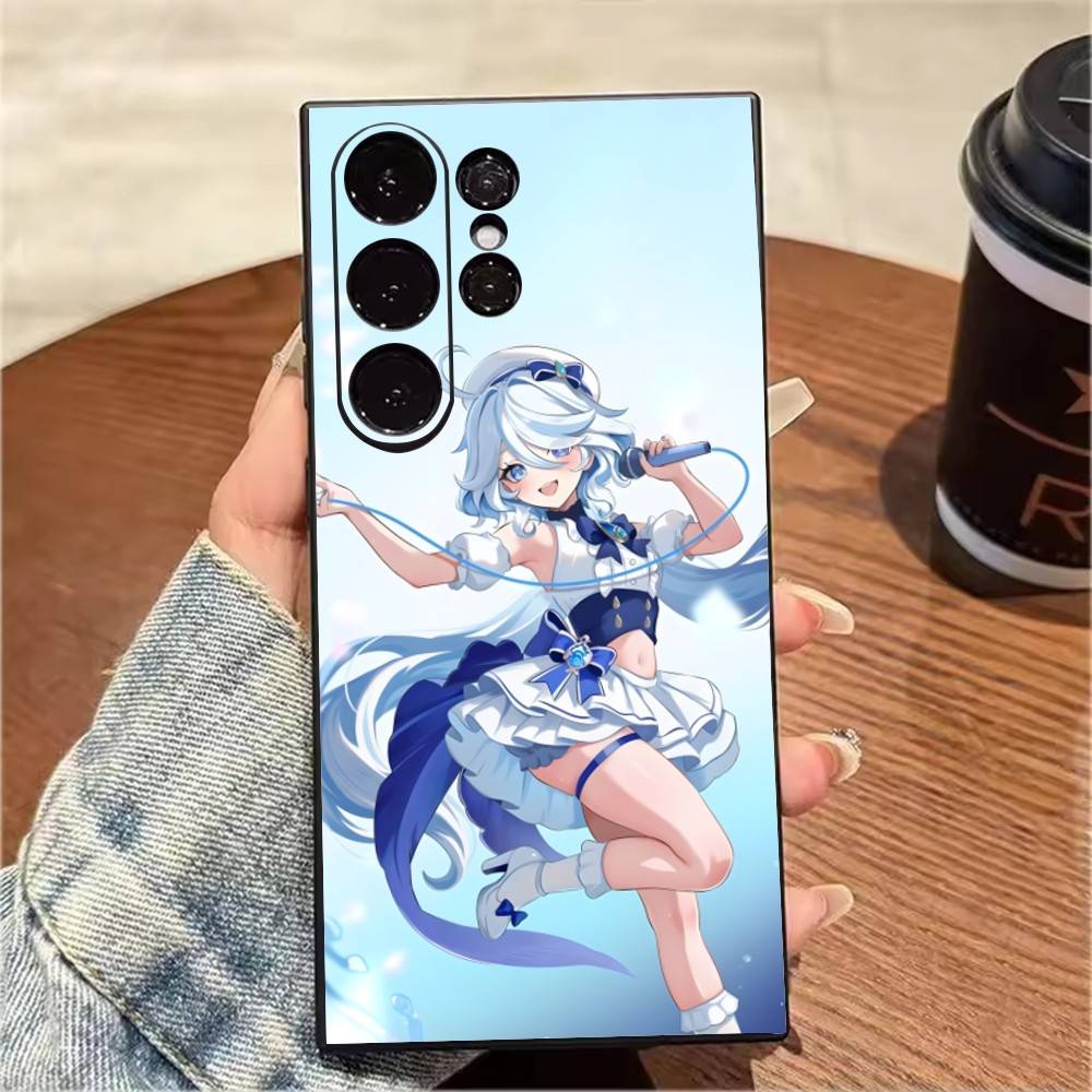 Hydro A-ArchonS F-FurinaES Phone Case For Samsung S25,S24,S21,S22,S23,S20,Ultra,S26,Plus,Fe,Note,5G Black Cover
