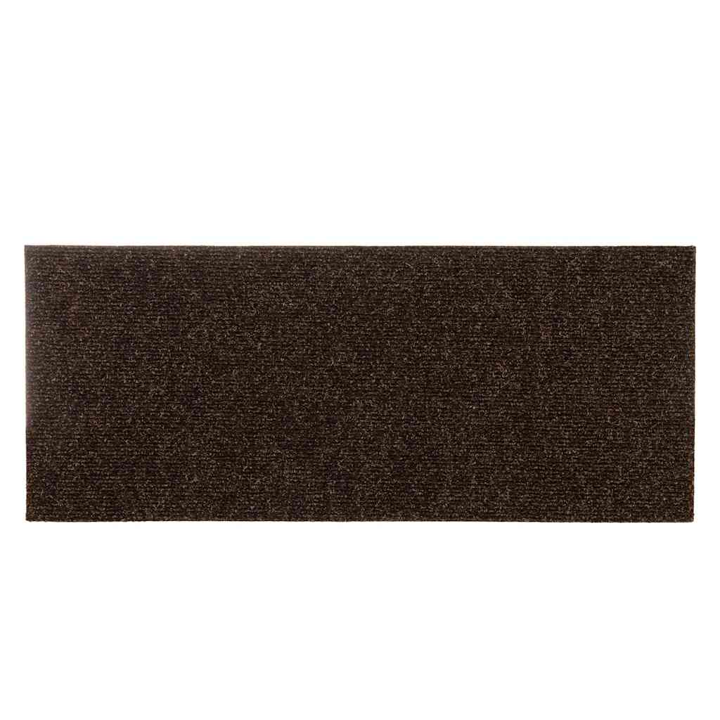 Self Adhesive Stair Treads 15 Pcs 60 X 25 Cm Brown Rectangular
