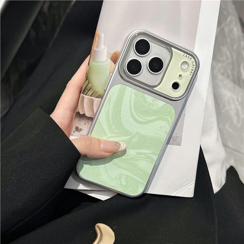 Premium Water Ripple iPhone 17 Pro Max Case with Crystal Lens and Full Coverage Protection