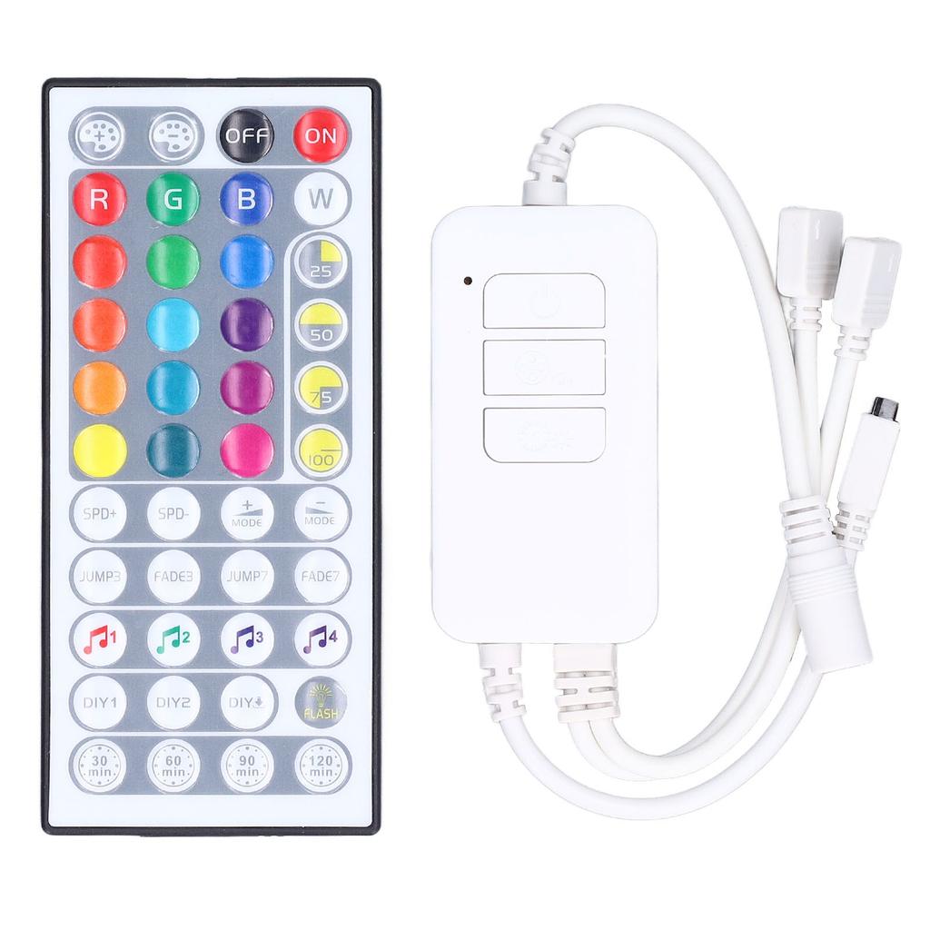 LED Streifenlicht Controller 44 Tasten 3 Tasten RGB Dual-Modus Timing-Funktion WIFI Lichtcontroller