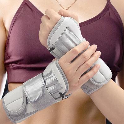 Supporto Sportivo Fitness Bracciale Morbido Traspirante Cinturino Avvolgente Regolabile Striscia di Alluminio Fissata Pressurizzato Tutore