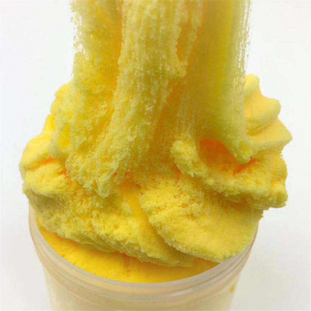 Ananaslı Balçık Kabarık Kil Bulut Balçığı Kokulu Tılsım Çamur Stres Giderici Macun Çocuklar İçin Kil Oyuncak Büyük 60ml