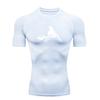 Spartan Warrior  Men's Sports T-shirt Training Fitness Compression Quick Dry Short Sleeve T-Shirt Rashgard Tops