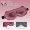 Comfortable Eye Mask for Sleeping Zero Pressure Sleep Mask, 3D Contoured Cover Travel, Light Deep Groove Blocking Blindfold Nap, Cute Cat Ear