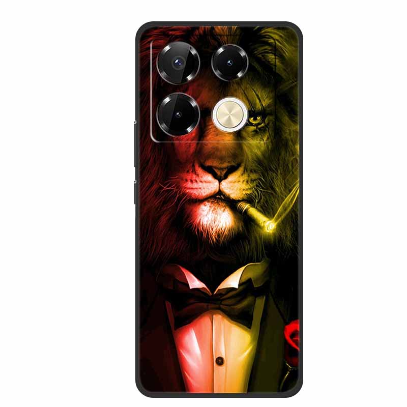Case For Infinix Note 40 Pro 4G TPU Soft Silicone Back Cover for Infinix Note40 Phone Cases X6850 X6853 Original Colorful Capa