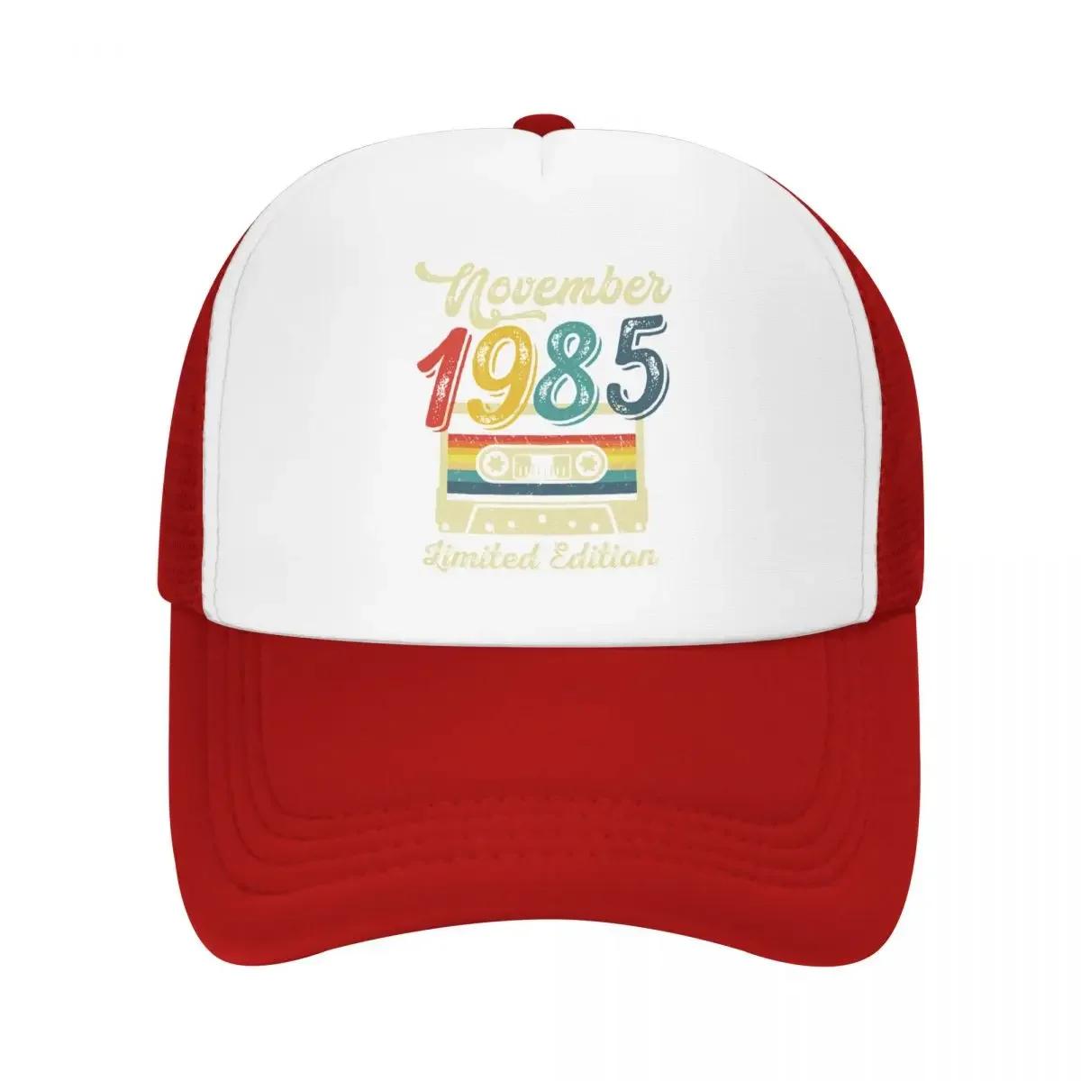 

Custom Retro November Cassette Birthday Gift Baseball Cap for Unisex Women Adjustable Trucker Hat PerforUnisexce Snapback Caps One Size