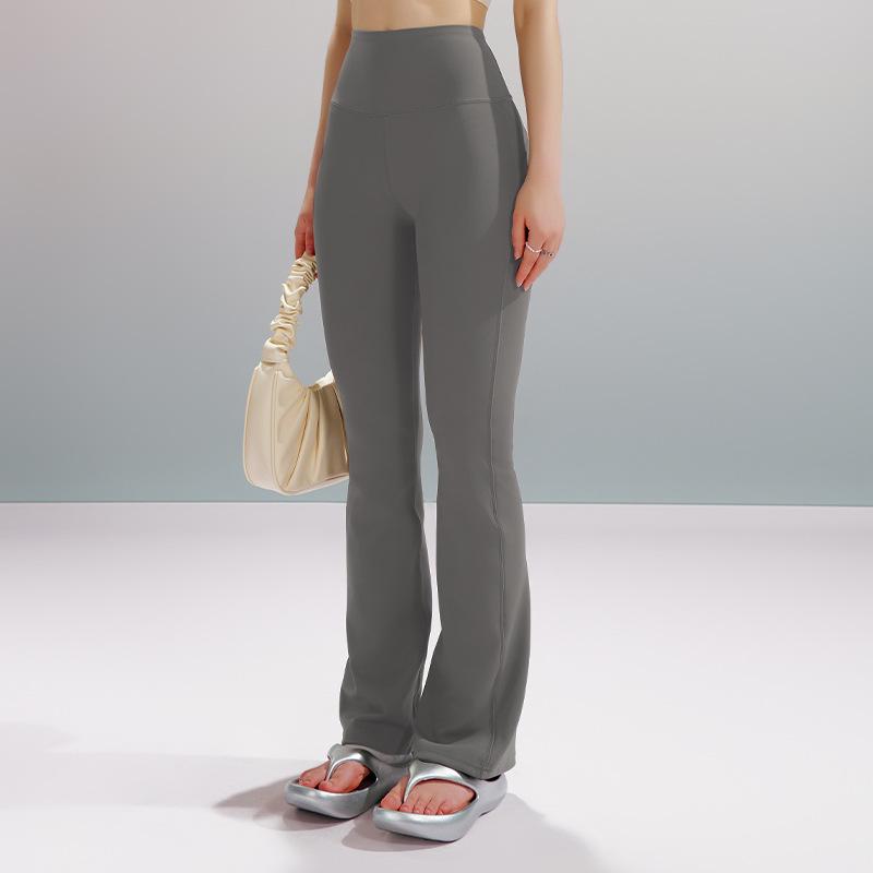 

Женские флисовые брюки для йоги с высокой талией - Осень/Зима, Утягивающие и Подтягивающие бедра с микроклешем Large