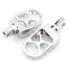 Aftermarket Anti-Slip Foot Pegs BMW R18 Motorcycle Front Rider Footrests Black Or Chrome Finish