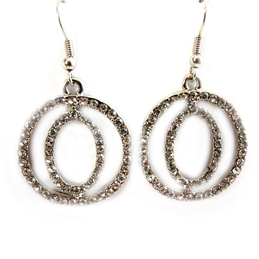 Les Trésors De Lily [F7975] - Białe kolczyki designerskie „Goddess”