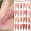Nail Extension Gel Set: 24 Fine Glitter Colors for Phototherapy & Crystal Nails