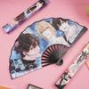 Creative Sanrio 8-inch Cartoon Folding Fan: Portable High-Value Summer Fan for Students