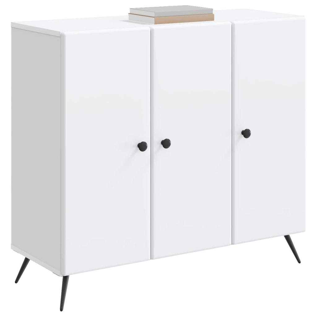 Sideboard White 89 x 34.5 x 80 cm Particleboard