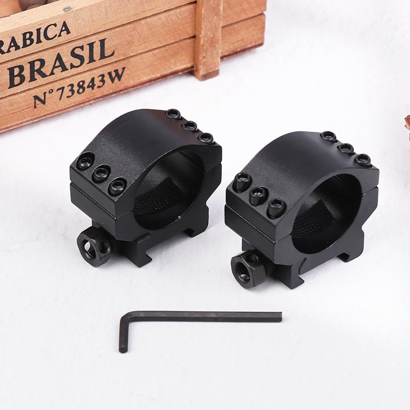 2Pcs/Set Scope Wide Mount Ring For Dia 30Mm Tube Picatinny Rail Base With Wrench Rifle Hunting Flashlight Holder