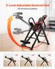 VEVOR Inversion Table, 136 Kg Capacity Heavy Duty Back Inverter Stretcher, Inverted Table with Stable Structure, Dual-Roller Locking