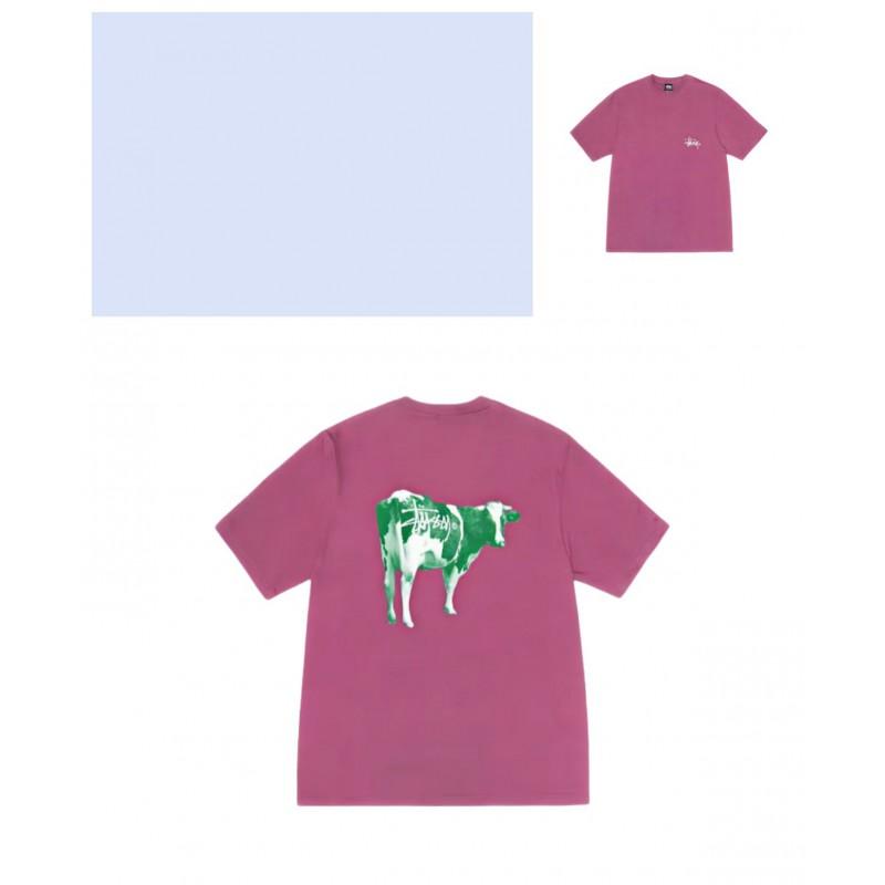 Mens Loose Fit Cotton Blend Short Sleeve T-Shirt With Cartoon Print Breathable Casual Tee Teens Adults