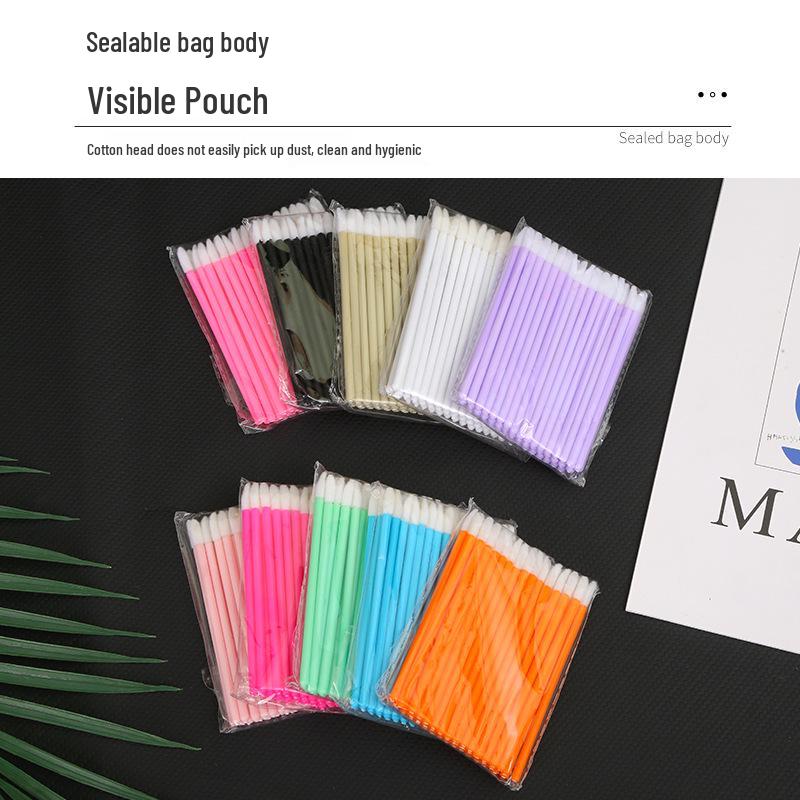 Multi-color Solid Lip & Eyelash Brush Set