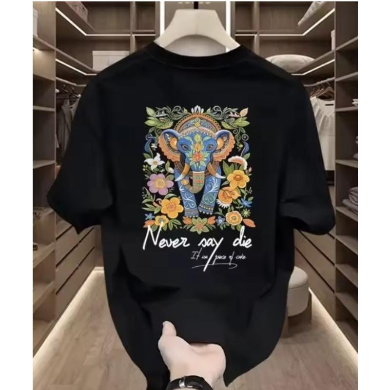 

Loose Large Size Shortsleeved Tshirt Boys Summer American Retro Trendy Brand Unisexs and Womens Street Fashion Light Luxury Top S