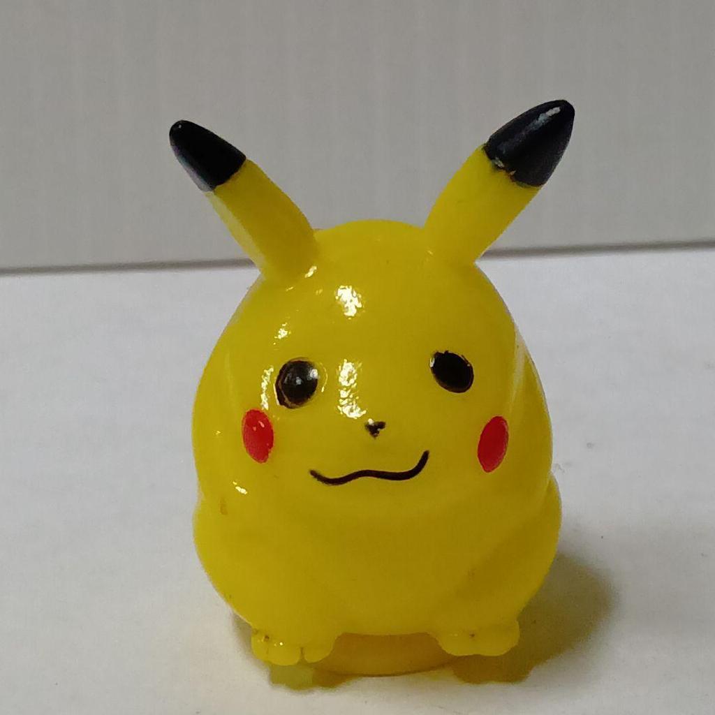 Used Pikachu Ugly Pokemon Soft Vinyl Scooping Doll Pachi Figure Retro