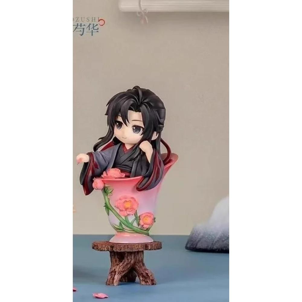 Genuine Mo Dao Zu Shi Porcelain Bloom Rhythm Series Blind Box Cute Wei Wuxian Lan Wangji Figurine Mystery Box Anime Gifts Toys