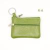 Ladies Genuine Leather Mini Coin Purse Bus Card Holder Creative Ultra-Thin Zipper Multifunctional Key Case