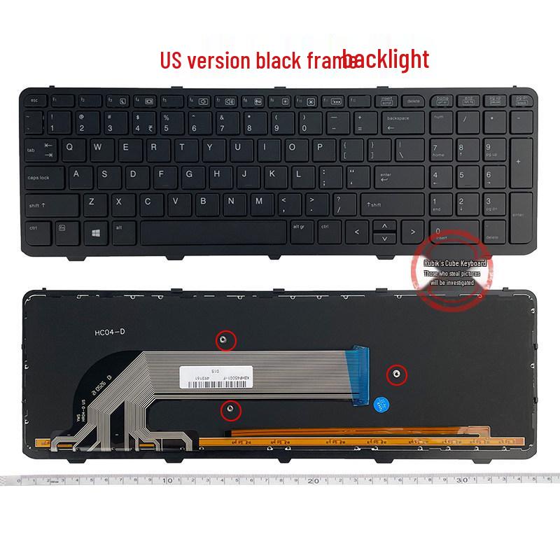 HP Keyboard for 450 G0, G1, 455 G1, G2, 470 G1 - Compatible with RU, SP, UK, FR Layouts
