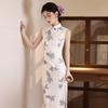 1011 Spring and Summer New Elegant Temperament Girls Daily Cheongsam Retro Republic of China Style Young Slim New Chinese Style