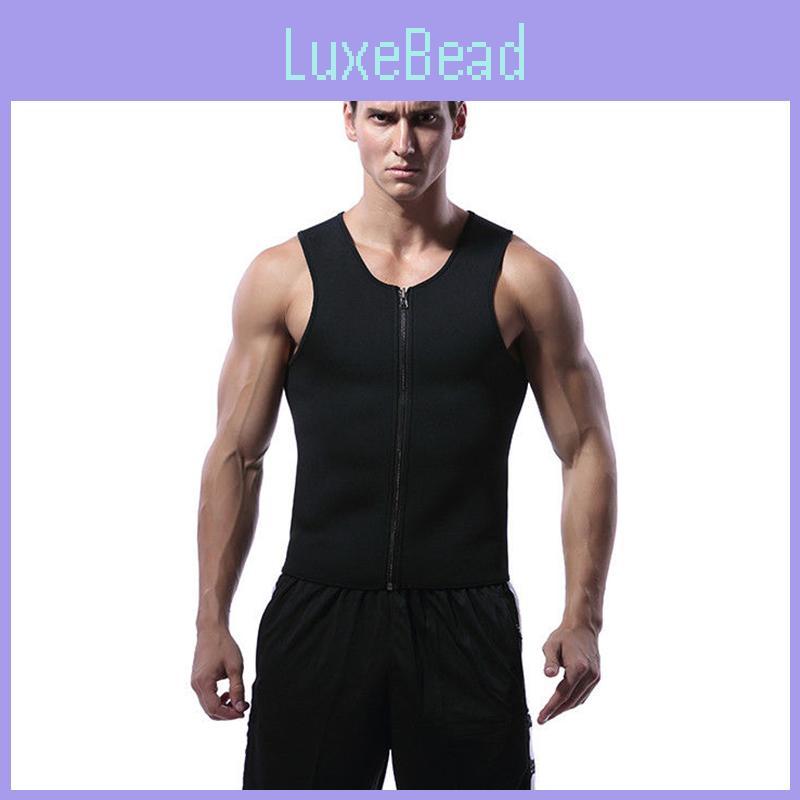 Versatile And Durable Men's Neoprene Body Shaper Sweat Sauna Vest For Weight Loss