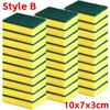 Wholesale Highly Absorbent Double-sided Sponge Magic Clean Pot Rust Stain Sponges Cleaning Brush Kitchen Grease Cleaner Tools