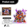 Halloween Wooden Puzzle Decor with, Shaped for Gift and Holiday Decoration