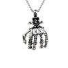 Necklace Versatile Chain Hip-hop Men's Trendy Brand Street Hand Bone Bouncy Pendant