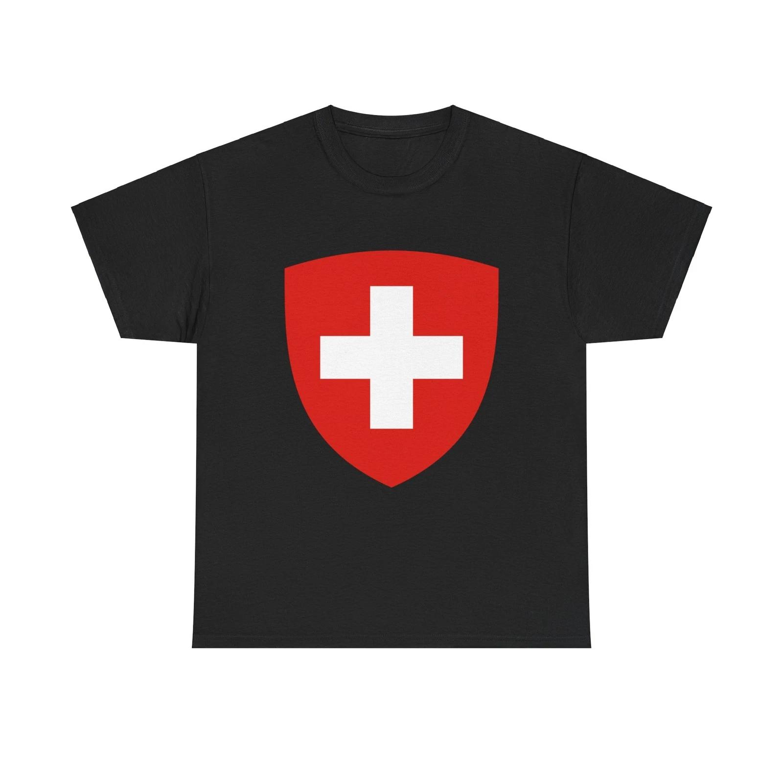 Coat of Arms of Switzerland - T shirt 3XL
