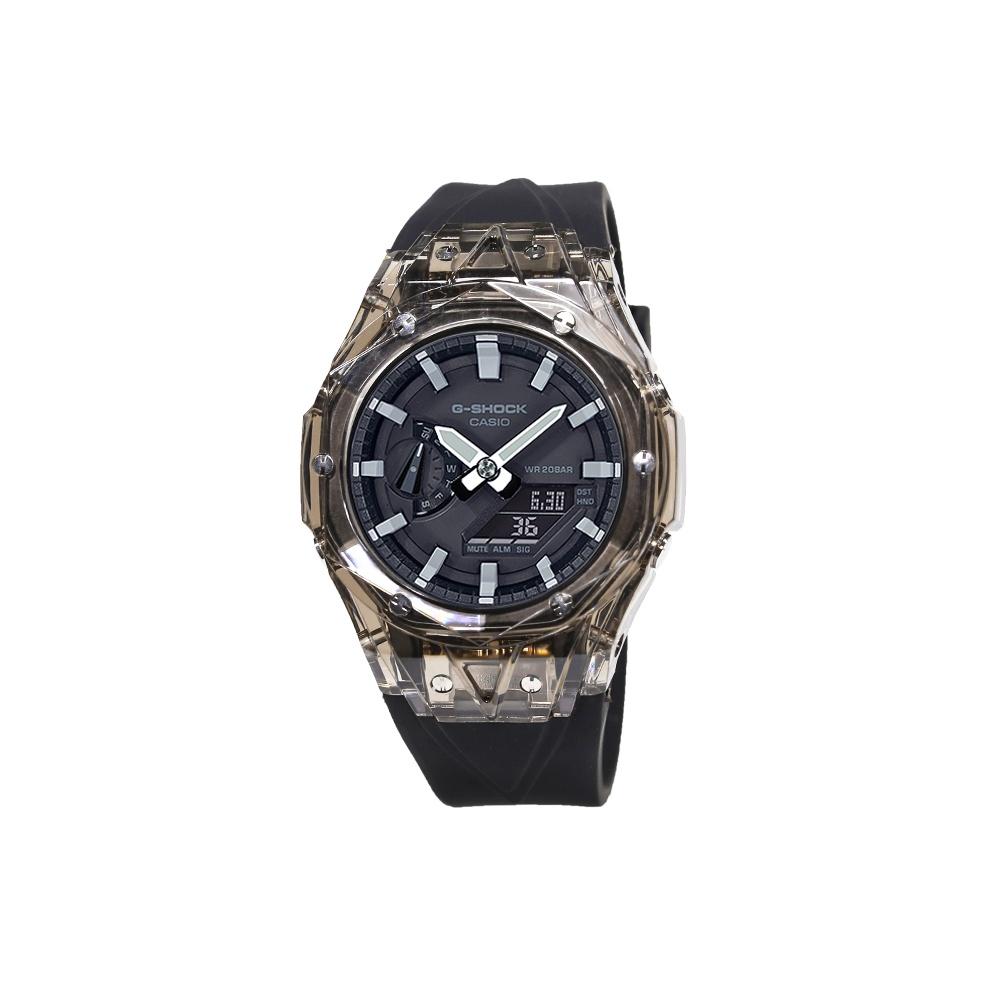 CASIO Unisex Black Watch GA-2100-1A- Regular Watch Box